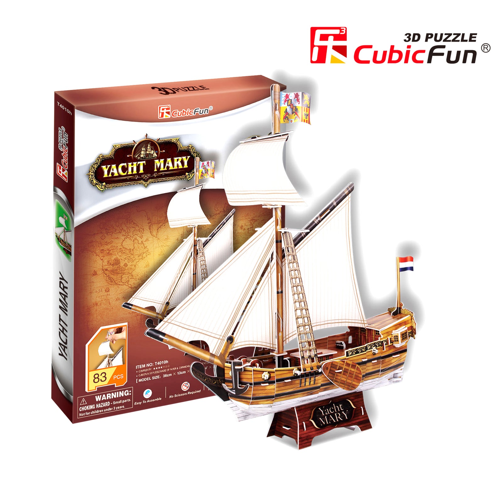 Yacht Mary, 83pcs 3D Puzzle