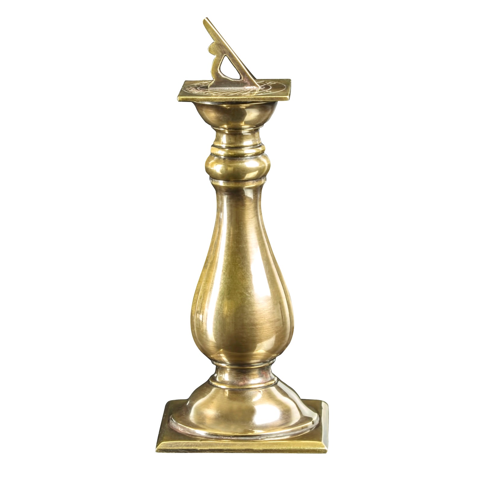 Sunny Hours Solid Brass Desktop Sundial