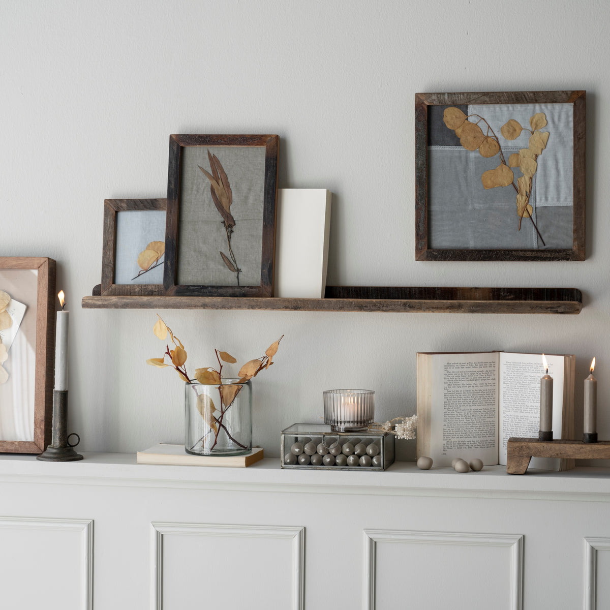 Candle Holder - Grey Valencia by IB LAURSEN (ib-laursen-candle-holder-f-tealight-grey-valencia-narrow)