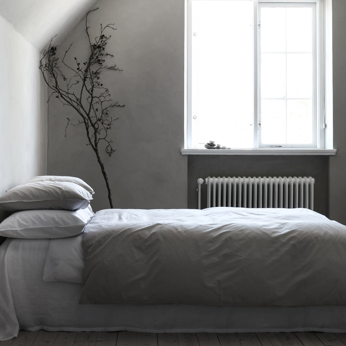 Cotton Pillowcase Set of 2 | Frost by TELL ME MORE (copy-of-tell-me-more-cotton-pillowcase-set-of-2-frost)