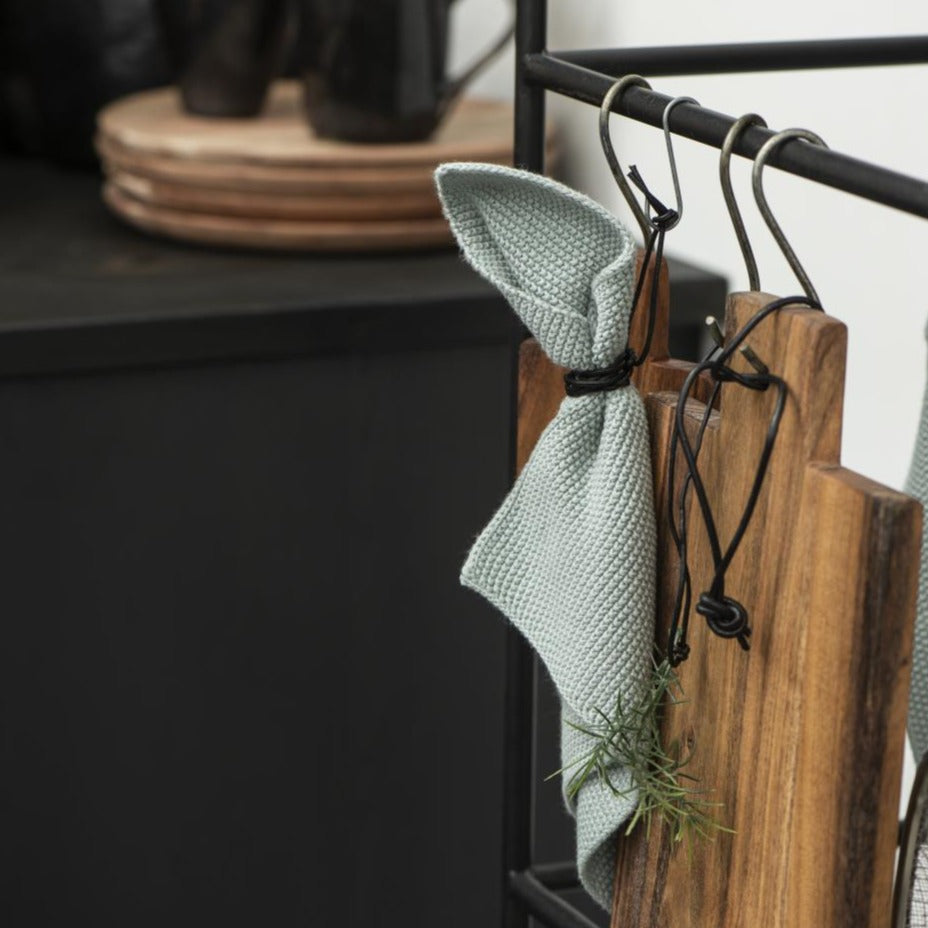 MYNTE Dish Cloth | Dusty Green by IB LAURSEN (ib-laursen-dish-cloth-mynte-dusty-green-knitted)