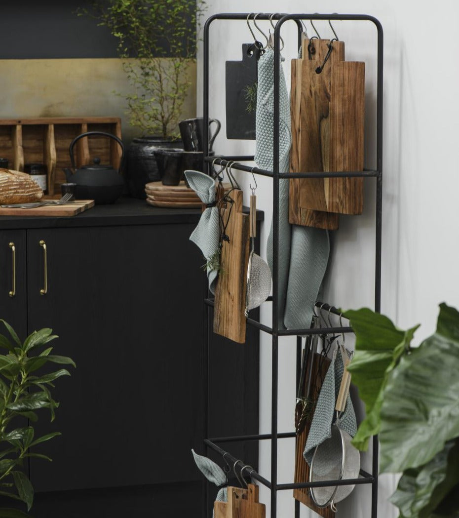 MYNTE Kitchen Towel | Dusty Green by IB LAURSEN (ib-laursen-towel-mynte-dusty-green-knitted)