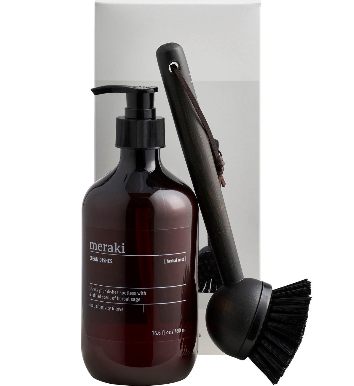 Dish Wash Essentials Gift Set - Herbal Nest by MERAKI (meraki-gift-box-herbal-nest-dish-wash-essentials)