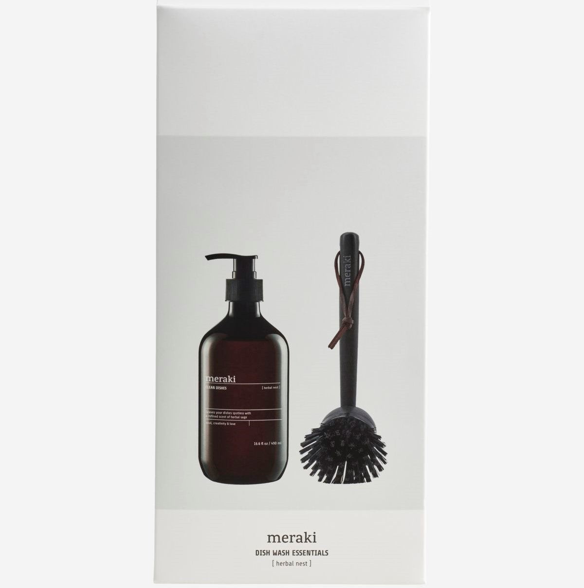 Dish Wash Essentials Gift Set - Herbal Nest by MERAKI (meraki-gift-box-herbal-nest-dish-wash-essentials)
