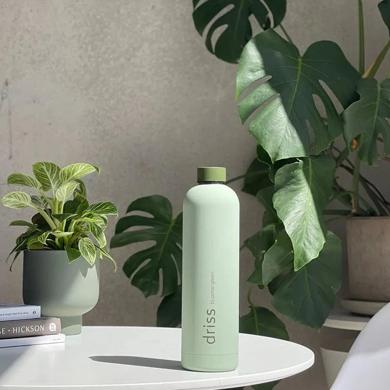 DRISS Insulated Stainless Steel Bottle | Moss+Olive by PORTER GREEN (driss-insulated-stainless-steel-bottle-moss-olive)