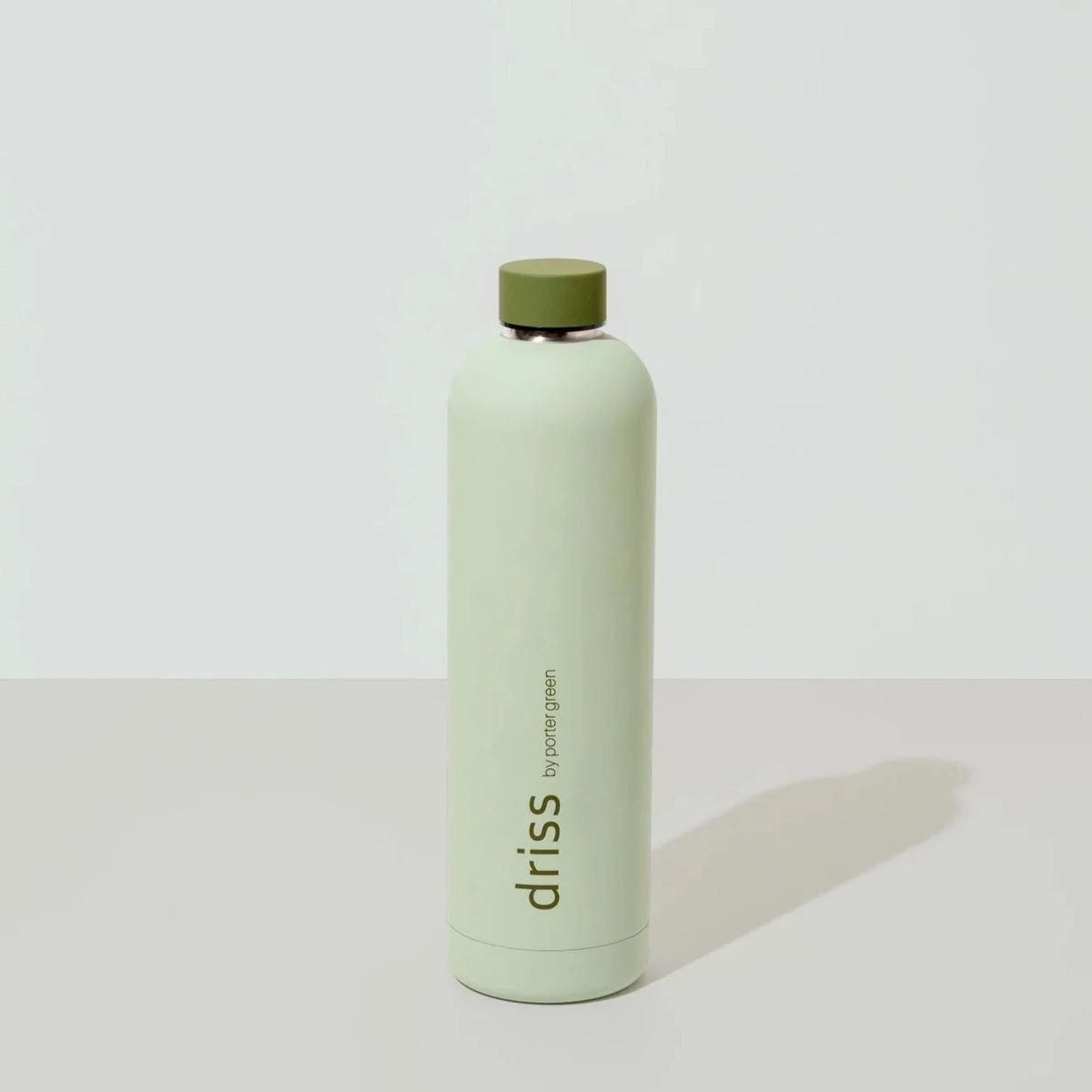 DRISS Insulated Stainless Steel Bottle | Moss+Olive by PORTER GREEN (driss-insulated-stainless-steel-bottle-moss-olive)