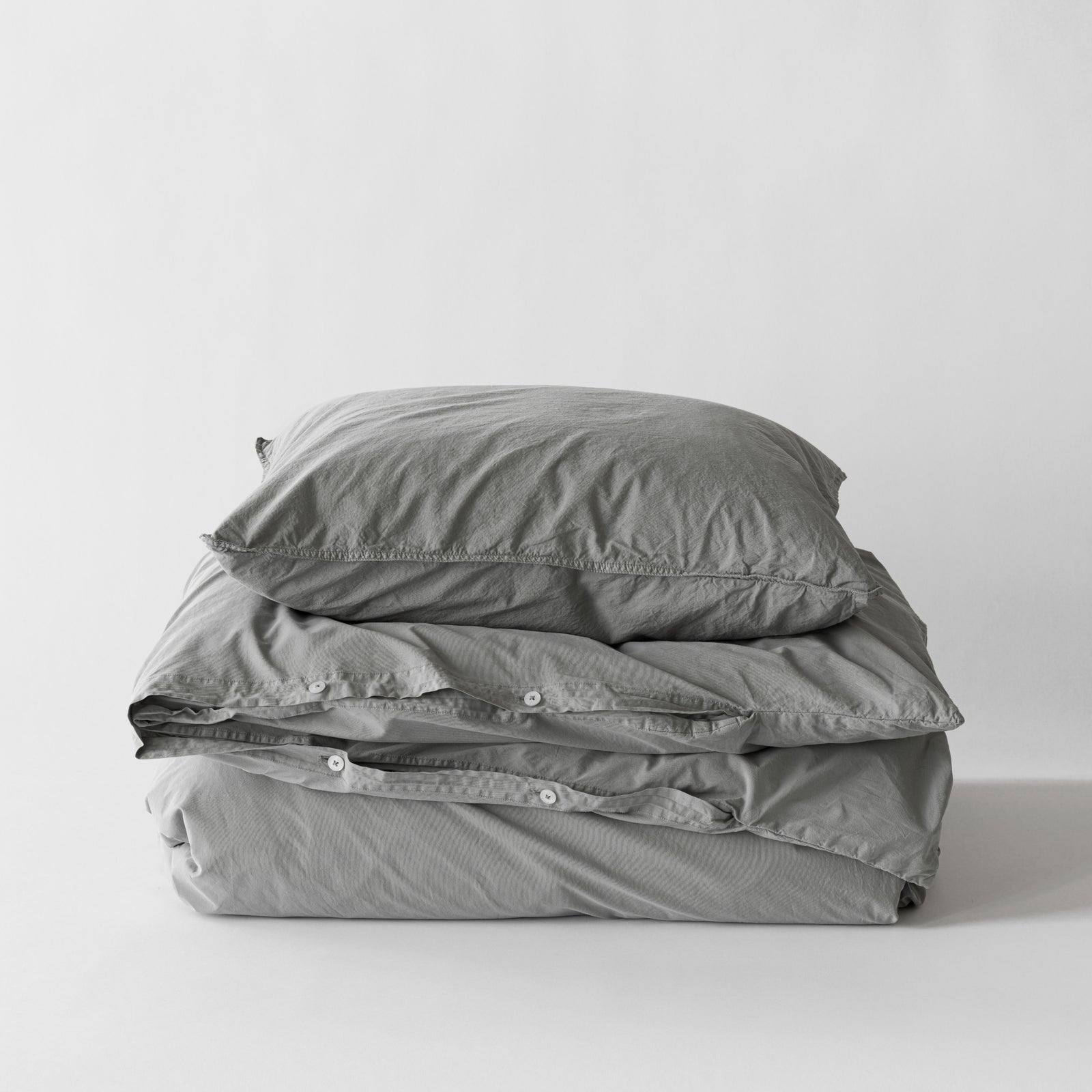 Cotton Duvet Cover 150X200 | Dove by TELL ME MORE (tell-me-more-duvet-cover-cotton-150x200-colour-dove)