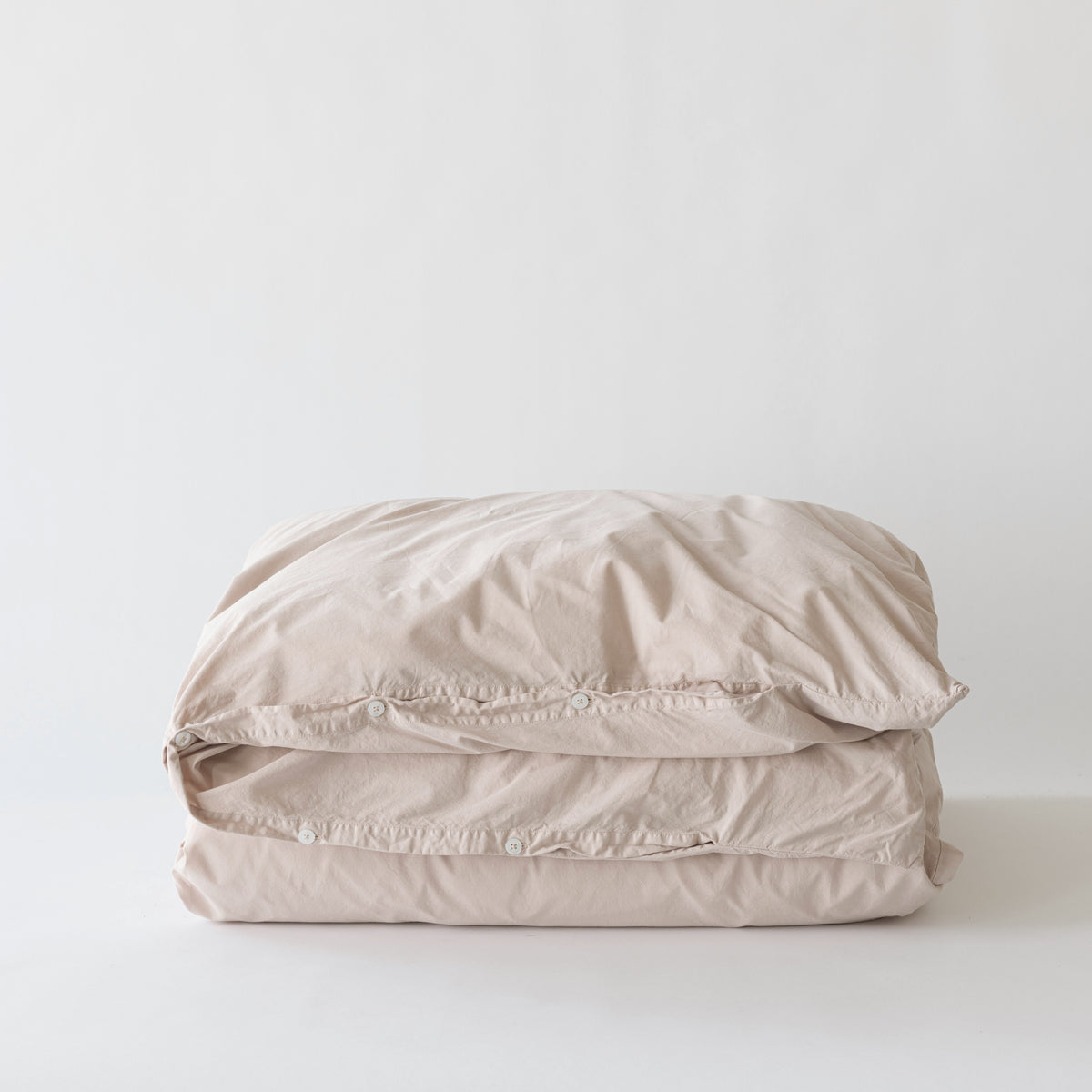 Cotton Duvet Cover 150X200 | Shell by TELL ME MORE (tell-me-more-duvet-cover-cotton-150x200-colour-shell)