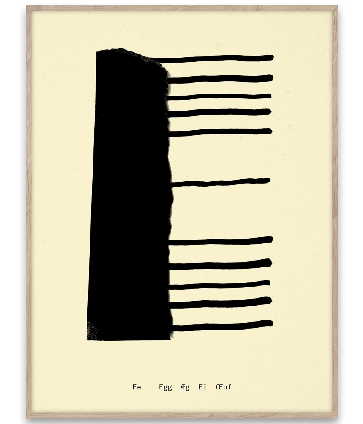 Alphabet Spaghetti by ATWTP - E Print