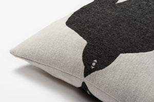 EARLY BIRD Cushion Cover | Beluga