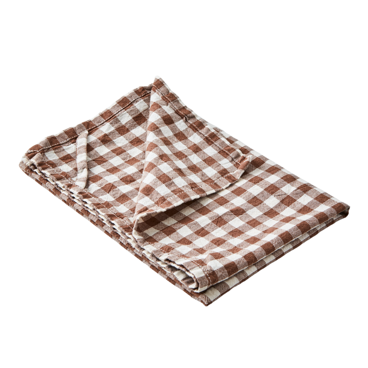Elsa Kitchen Towel Set of 3 | Brown/White