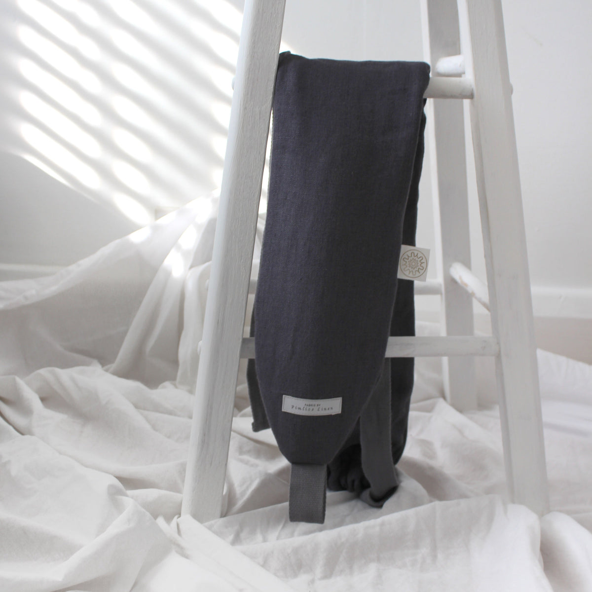 Belgian Pimlico Linen, Charcoal by YUYU BOTTLE (yuyu-bottle-yuyu-bottle-pimlico-linen-charcoal)