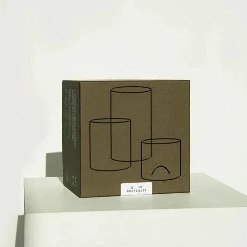 Ephemere Short Drink Set of 4 by Q DE BOUTEILLES (q-de-bouteille-short-drink-ephemere-collection-5037-4pk)