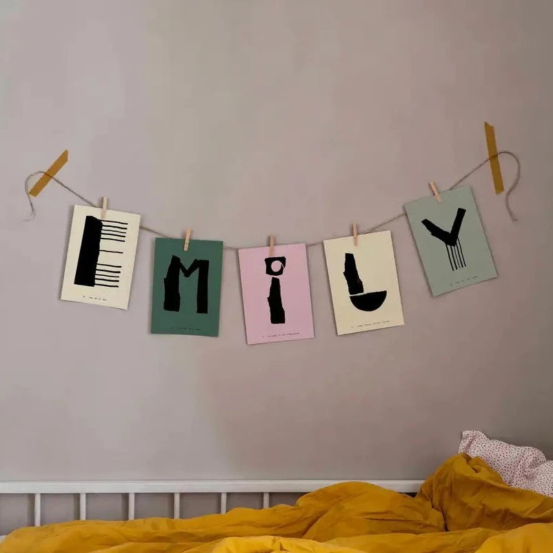 Alphabet Spaghetti by ATWTP - E Print