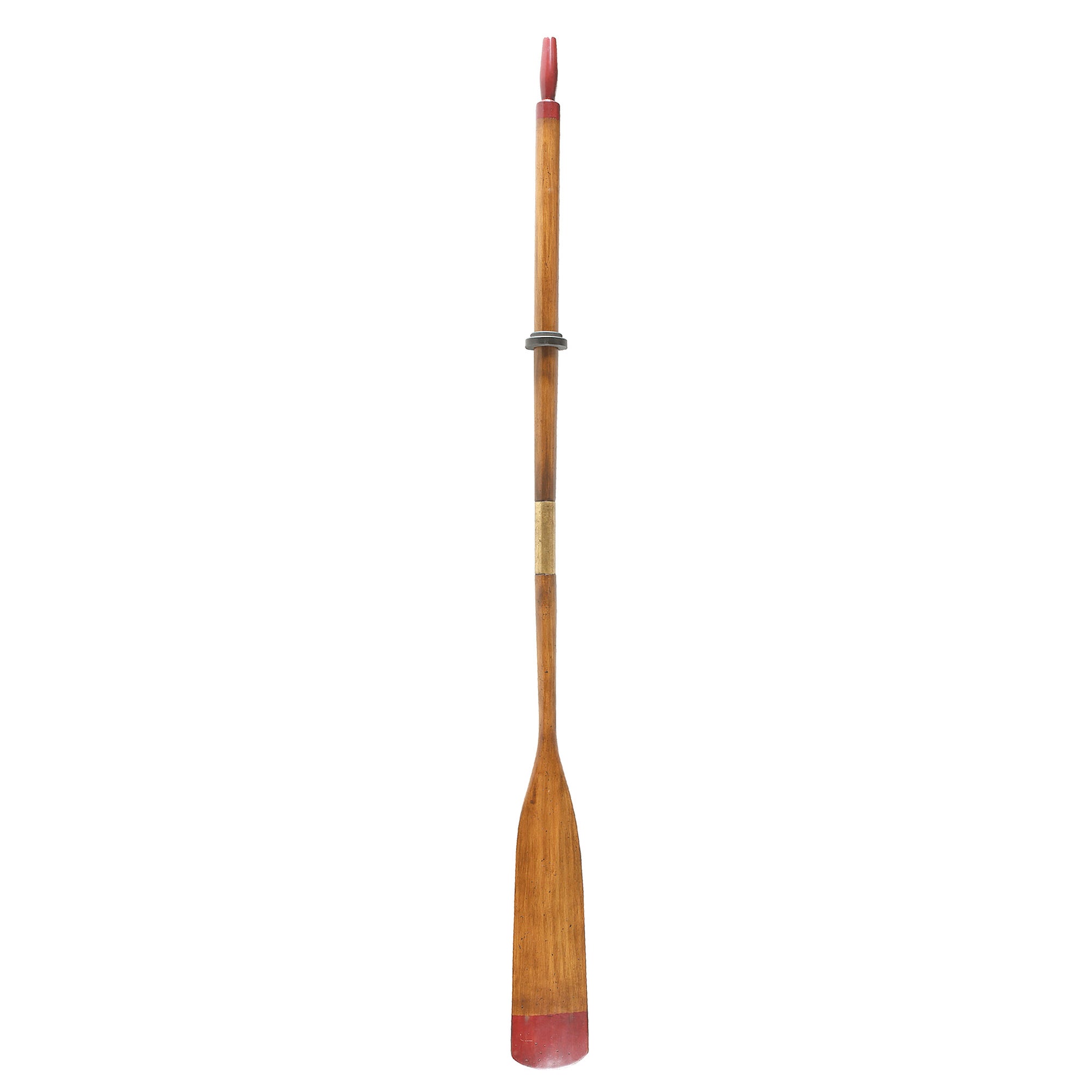 Solid Timber Tender Oar, Red Honey French Finish