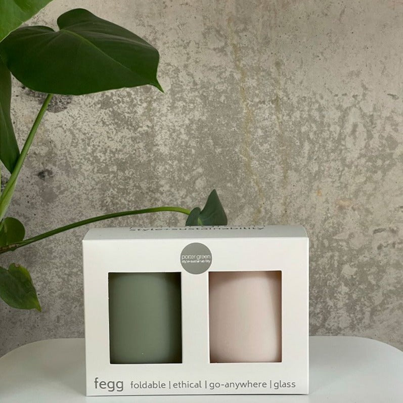 FEGG Silicone Tumblers - Moss/Storm
