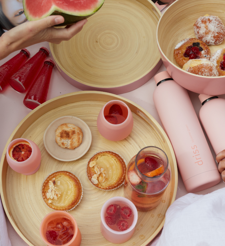 FEGG Silicone Tumblers | Peach+Petal by PORTER GREEN (fegg-unbreakable-silicone-tumblers-peach-petal)