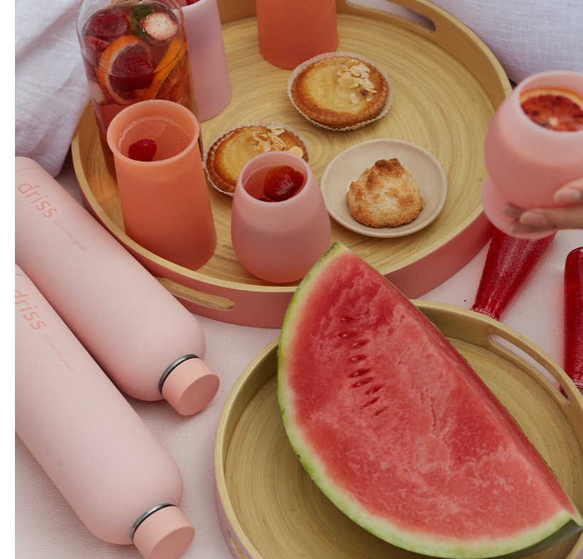 STEGG Silicone Highball Glasses | Peach+Petal by PORTER GREEN (stegg-unbreakable-silicone-highball-glasses-peach-peta)