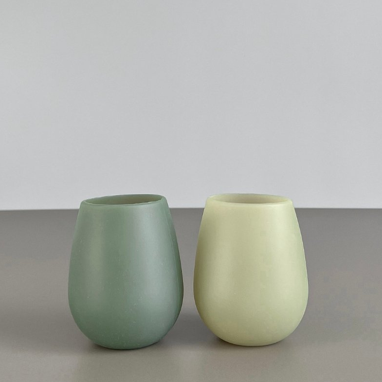 FEGG Silicone Tumblers | Sage+Olive by PORTER GREEN (fegg-unbreakable-silicone-tumblers-sage-olive)