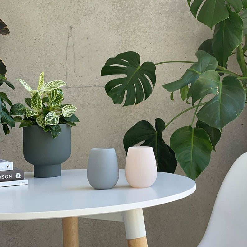 FEGG Silicone Tumblers | Smoke+Stone by PORTER GREEN (fegg-unbreakable-silicone-tumblers-smoke-stone)