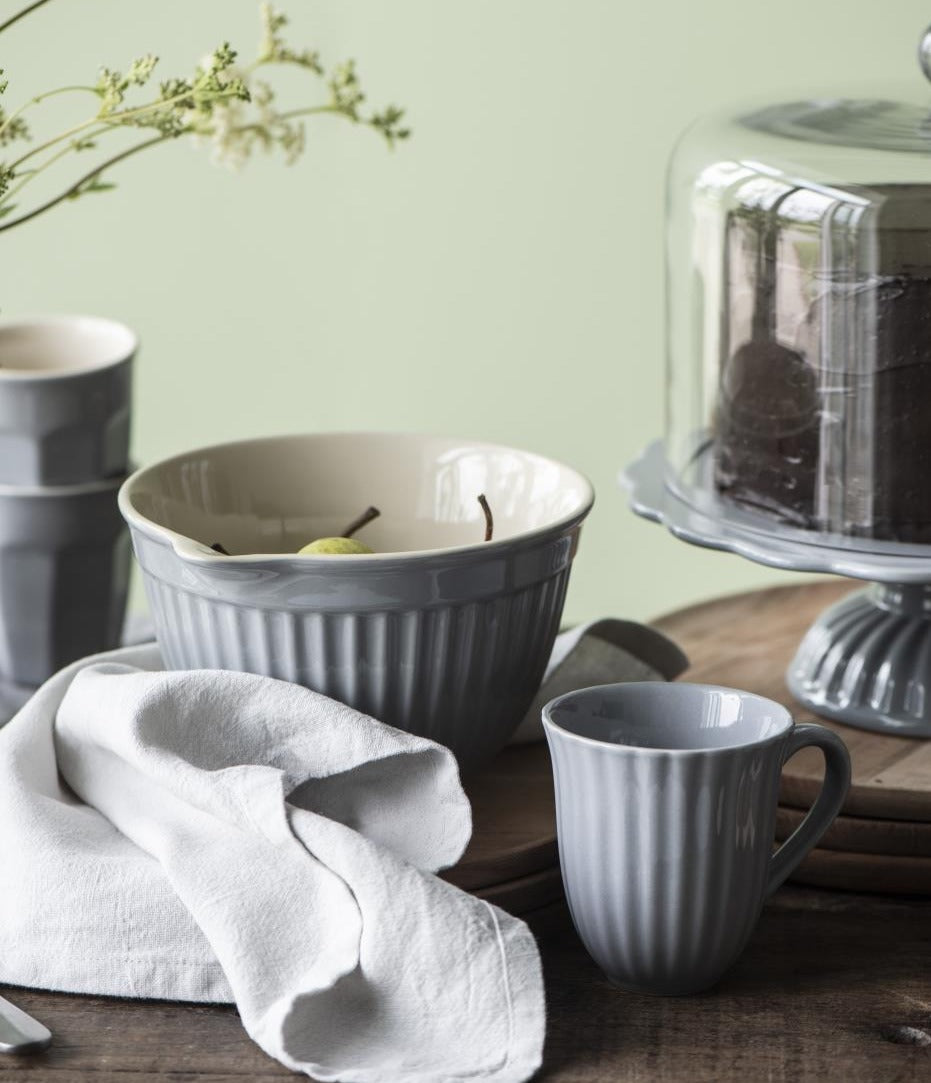 FREJA Cotton/Linen Tea Towel | Light Grey by IB LAURSEN (ib-laursen-tea-towel-freja-linen-cotton-light-grey)