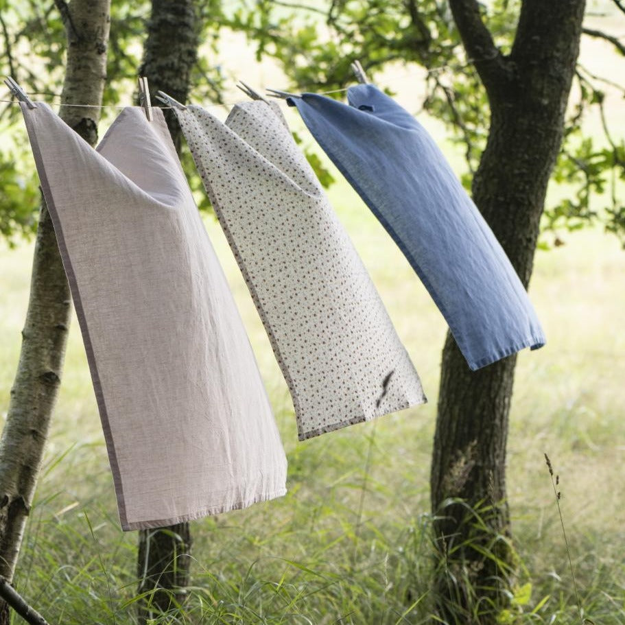 FREJA Linen/Cotton Tea Towel | Rose Shadow by IB LAURSEN (ib-laursen-tea-towel-freja-linen-cotton-rose-shadow)