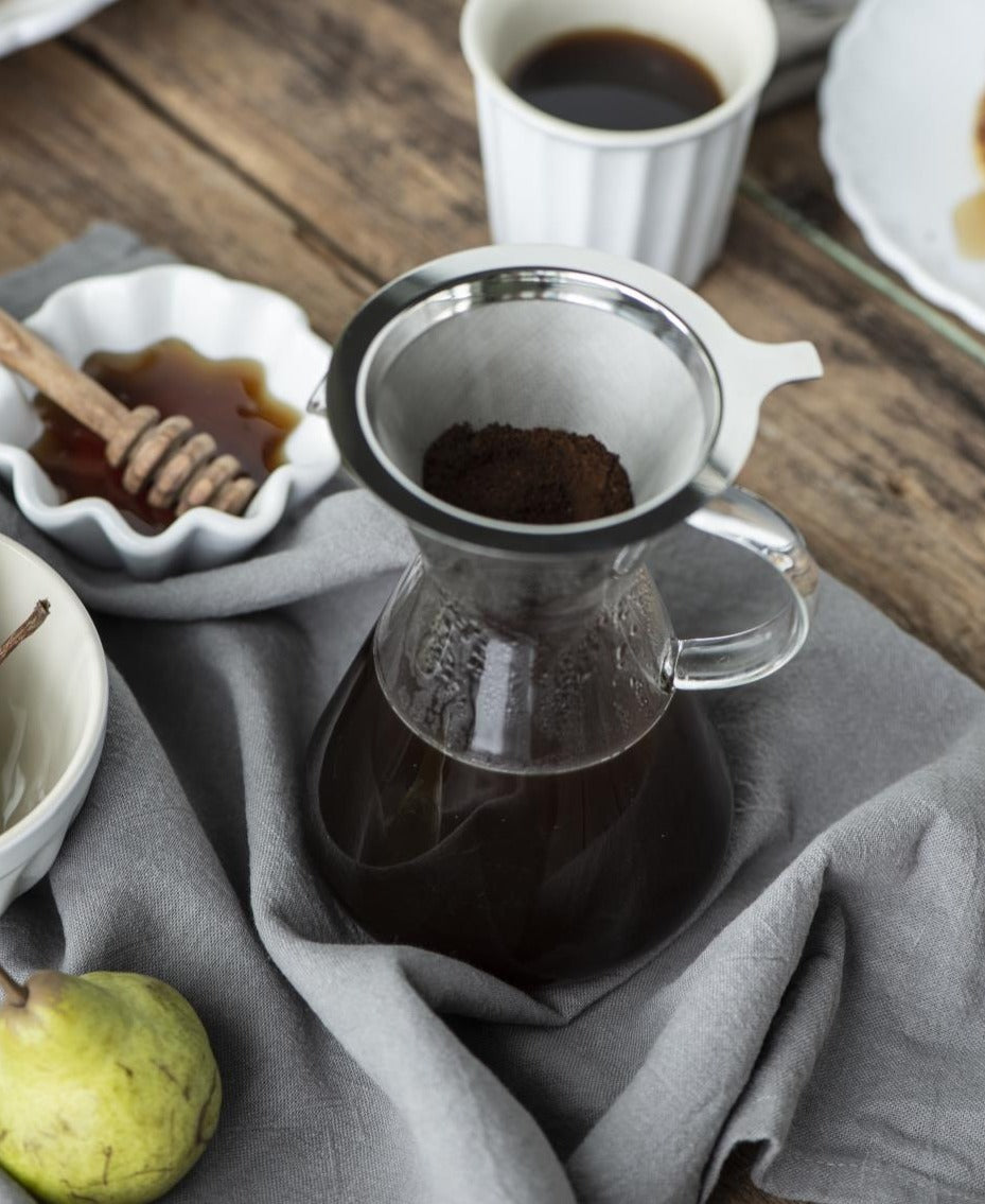 FREJA Cotton/Linen Tea Towel | Smoke by IB LAURSEN (ib-laursen-tea-towel-freja-linen-cotton-smoke)