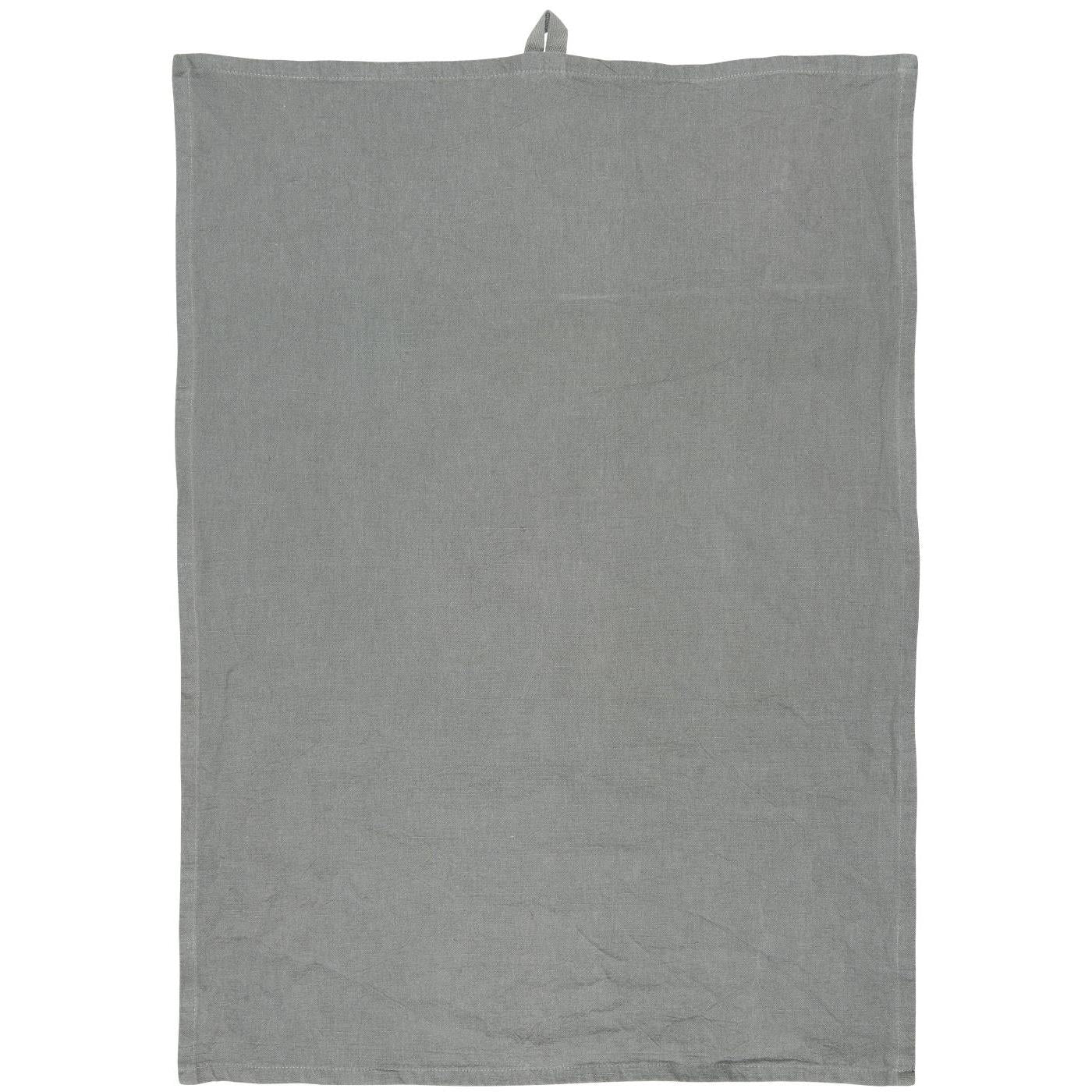 FREJA Cotton/Linen Tea Towel | Smoke by IB LAURSEN (ib-laursen-tea-towel-freja-linen-cotton-smoke)