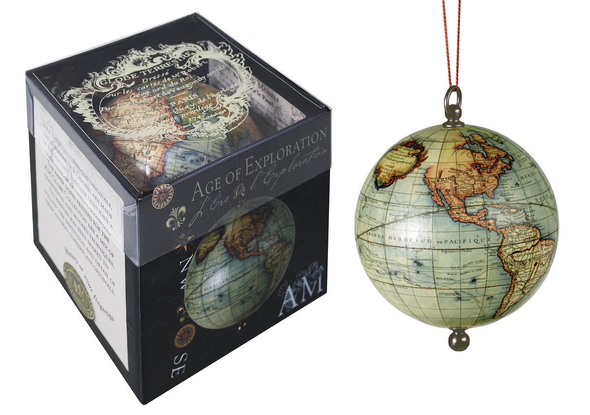 The Age Of Exploration Keep Sake Hanging Globe by AUTHENTIC MODELS (trianon-globe-5)