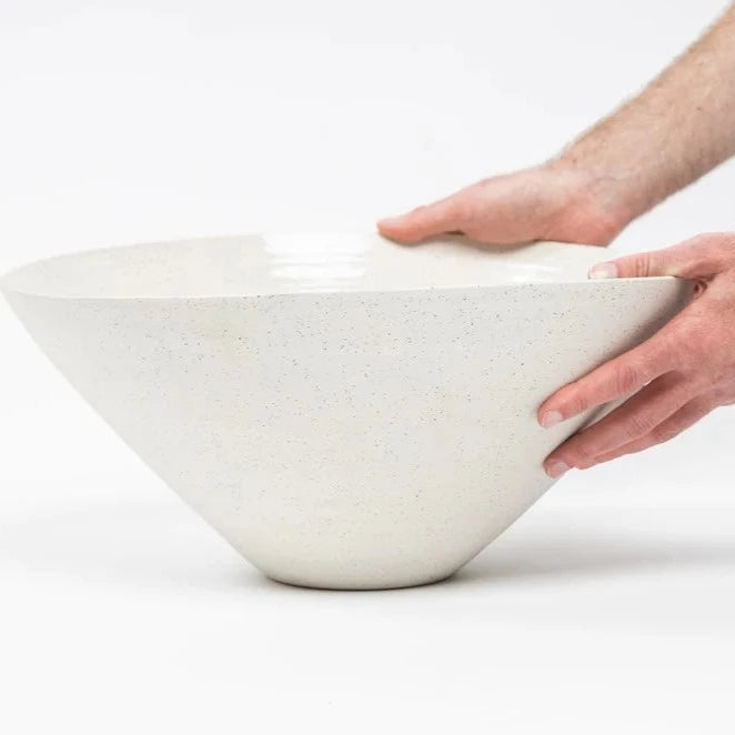 Gala Bowl | Speckle by NED COLLECTIONS (ned-collections-gala-bowl-natural-speckle)