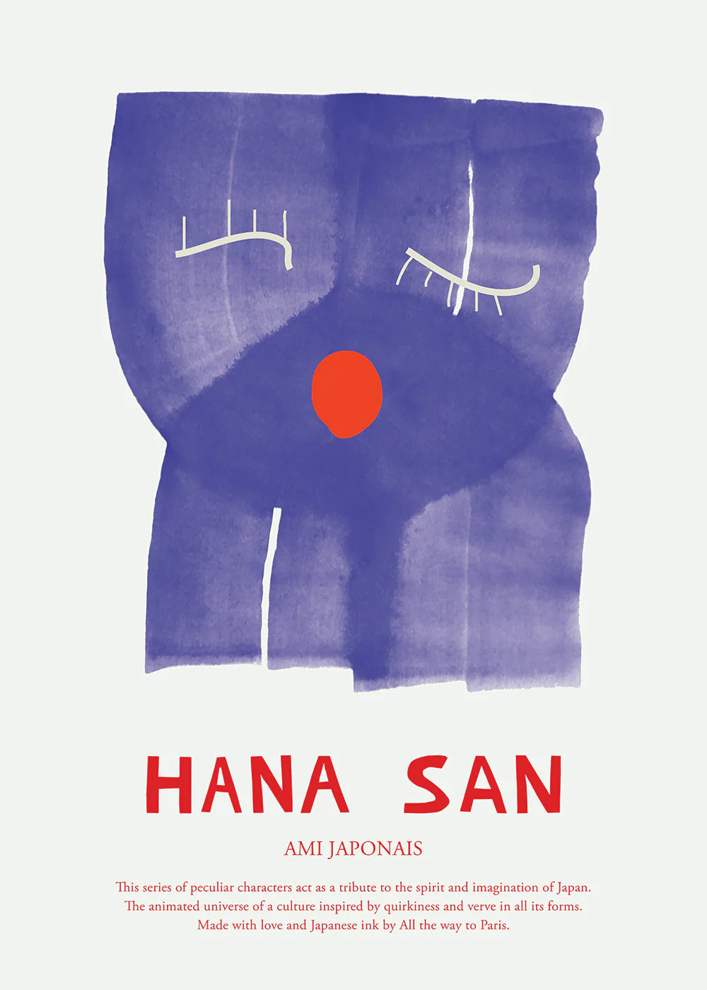 HANA SAN Print by ATWTP/Mado by PAPER COLLECTIVE (paper-collective-hana-san-print)