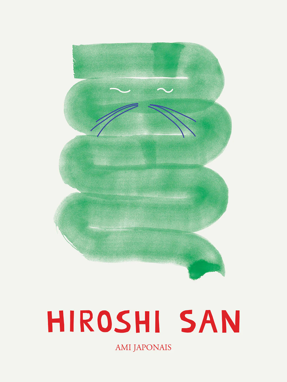 HIROSHI SAN Print by ATWTP/Mado by PAPER COLLECTIVE (paper-collective-hiroshi-san-print)