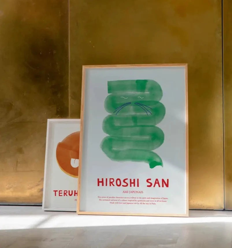 HIROSHI SAN Print by ATWTP/Mado by PAPER COLLECTIVE (paper-collective-hiroshi-san-print)