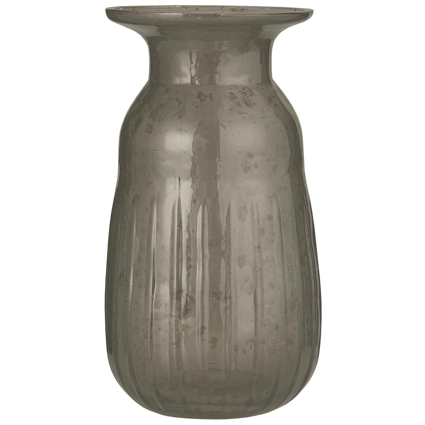 HYACINTH Bud Vase | Grey by IB LAURSEN (ib-laursen-hyacinth-vase-pebbled-glass-grey)