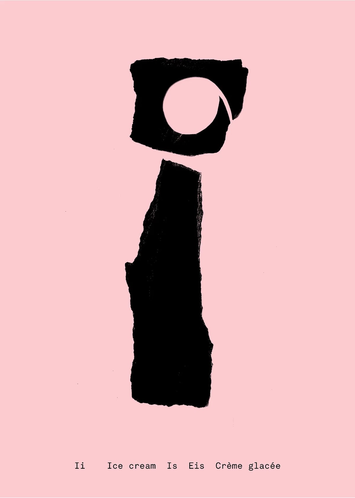 Alphabet Spaghetti by ATWTP - I Print by PAPER COLLECTIVE (paper-collective-alphabet-poster-print-i-print)