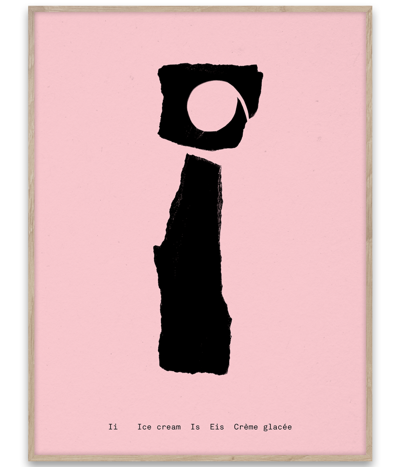 Alphabet Spaghetti by ATWTP - I Print by PAPER COLLECTIVE (paper-collective-alphabet-poster-print-i-print)