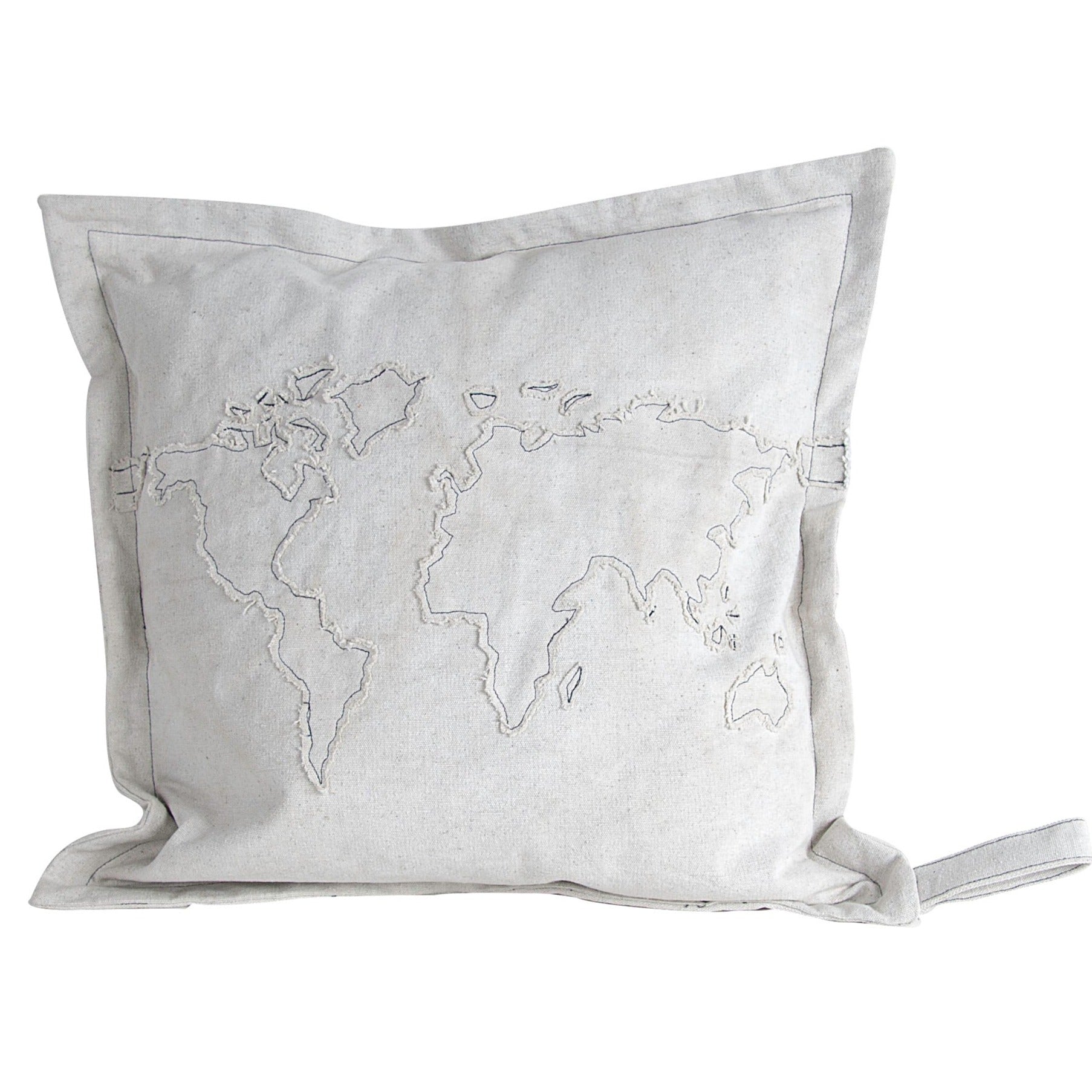 Globe Map Cushion