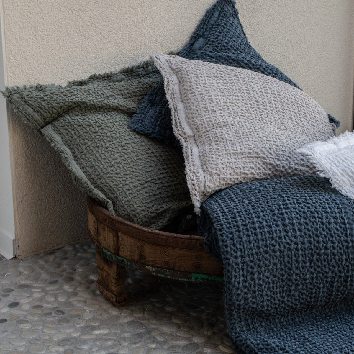 KOS Cushion Cover | Army by HOME LINEN LABELS (home-linen-labels-kos-50-50-cm-army-decorative-cushion-cover)