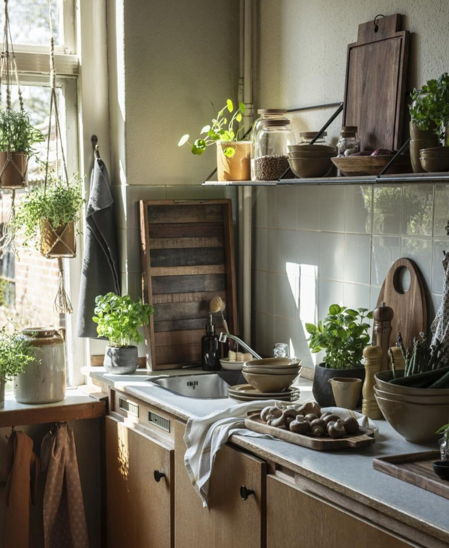 MYNTE Kitchen Towel | Dark Grey by IB LAURSEN (ib-laursen-towel-mynte-dark-grey-knitted)