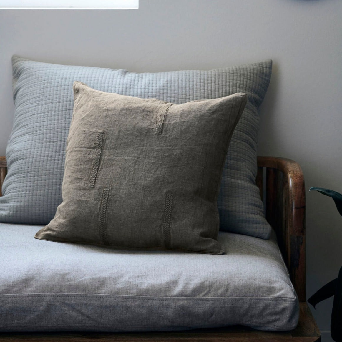 MOLLIE Cushion Cover | Grey by HOUSE DOCTOR (house-doctor-cushion-cover-mollie-grey)