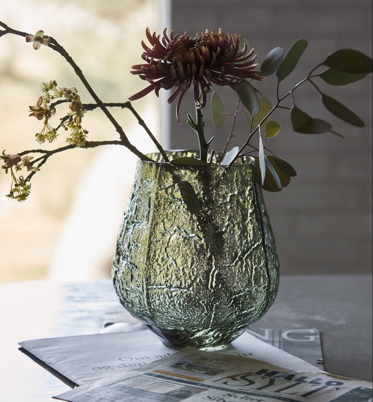 MOUN Vase | Dark Green by HOUSE DOCTOR (house-doctor-vase-moun-dark-green)