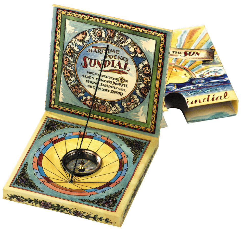Maritime Pocket Sundial Activity Set by AUTHENTIC MODELS (sundial-activity-set)