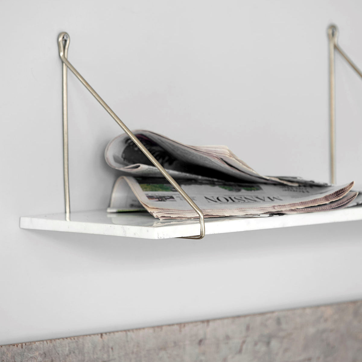 MARBLE Shelf | White Marble by HOUSE DOCTOR (house-doctor-shelf-marble-white-marble-sa0900)