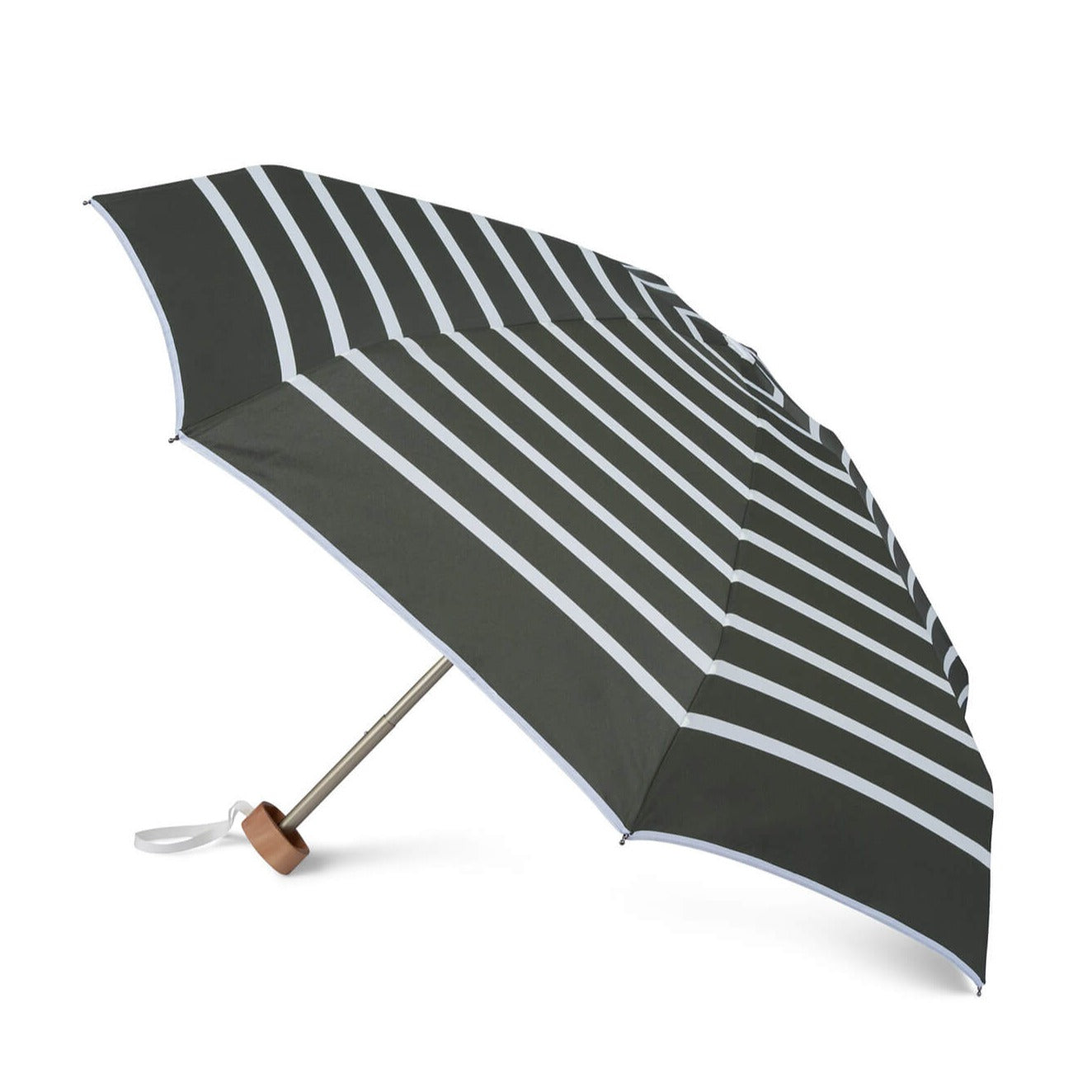Micro Umbrella - Stripes/Charles - Khaki & Ivory