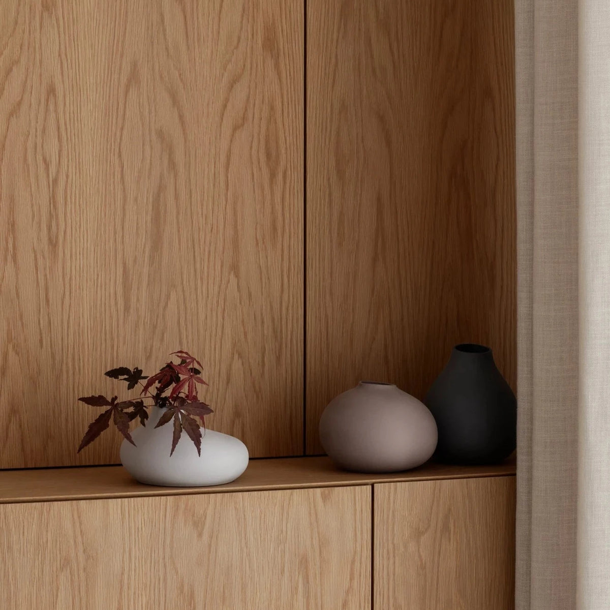 NONA Vase Trio | Micro Chip by BLOMUS (blomus-nona-vase-set-3-micro-chip)