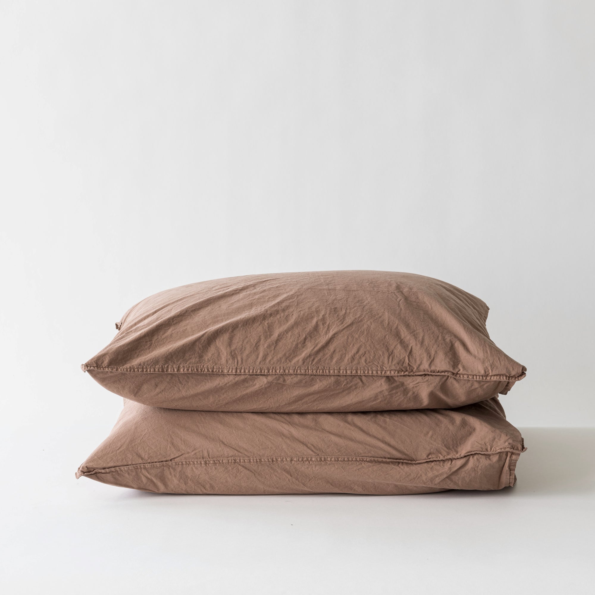 Cotton Pillowcase Set of 2 | Tan