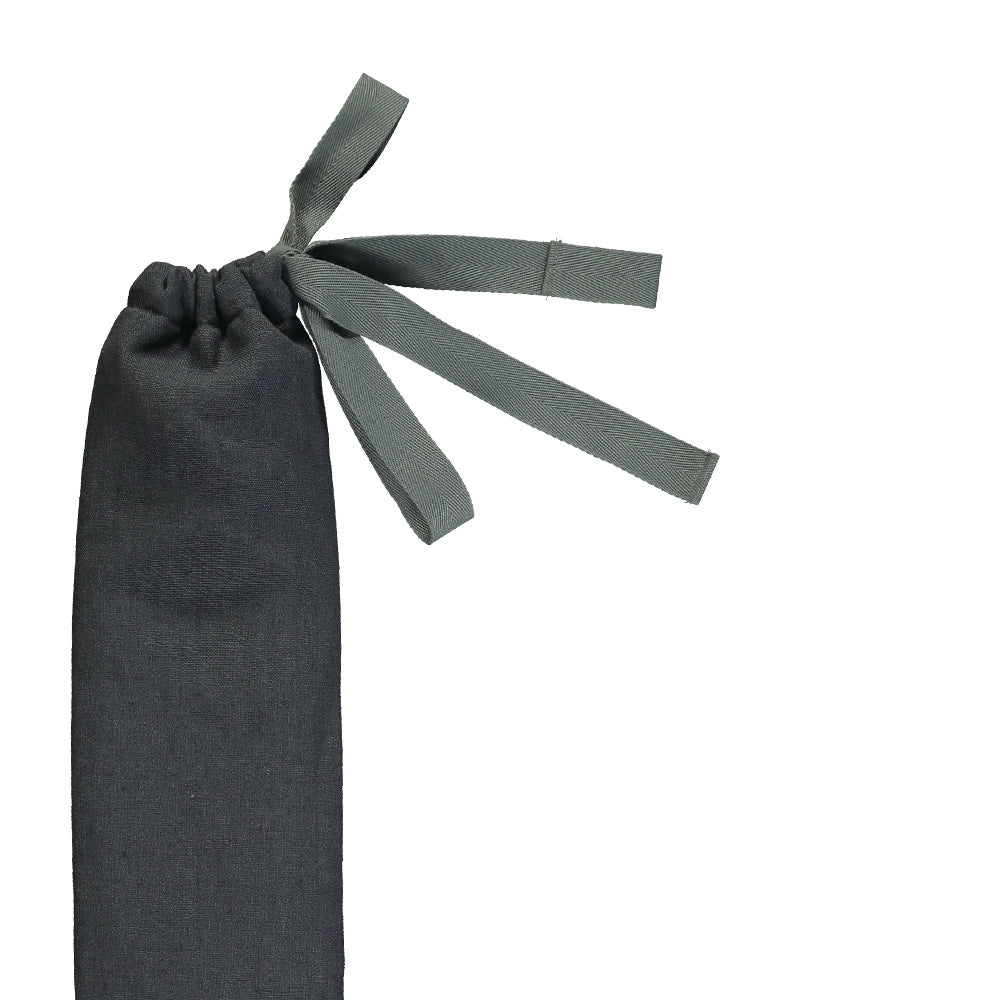 Belgian Pimlico Linen, Charcoal by YUYU BOTTLE (yuyu-bottle-yuyu-bottle-pimlico-linen-charcoal)