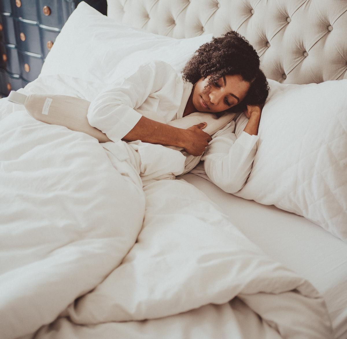 Belgian Pimlico Linen, Sand by YUYU BOTTLE (yuyu-bottle-yuyu-bottle-pimlico-linen-sand)