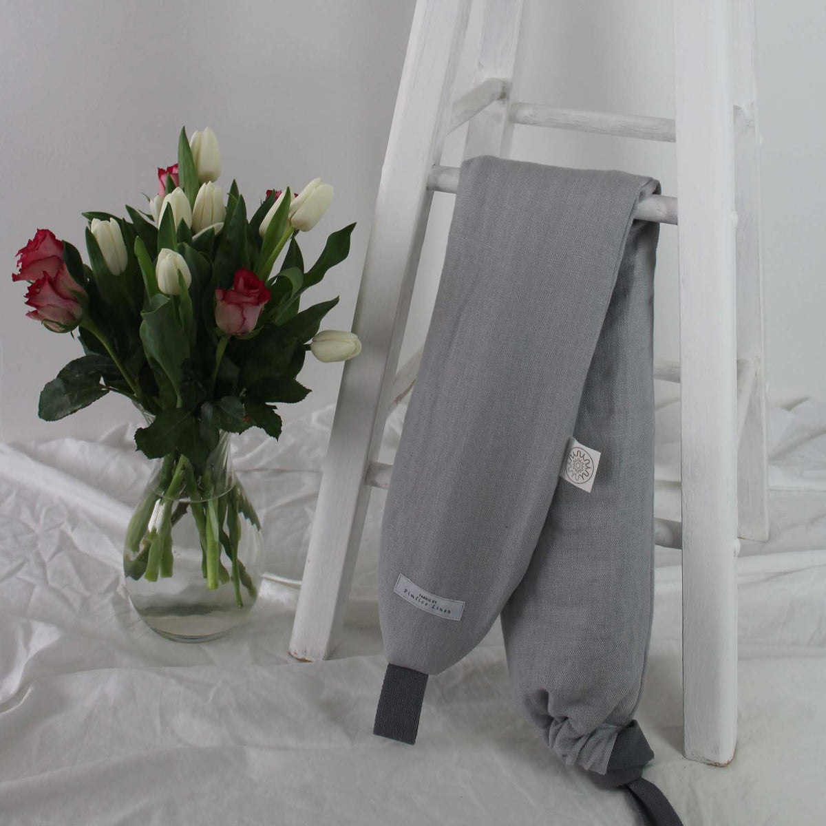 Belgian Pimlico Linen, Stone by YUYU BOTTLE (yuyu-bottle-yuyu-bottle-pimlico-linen-stone)