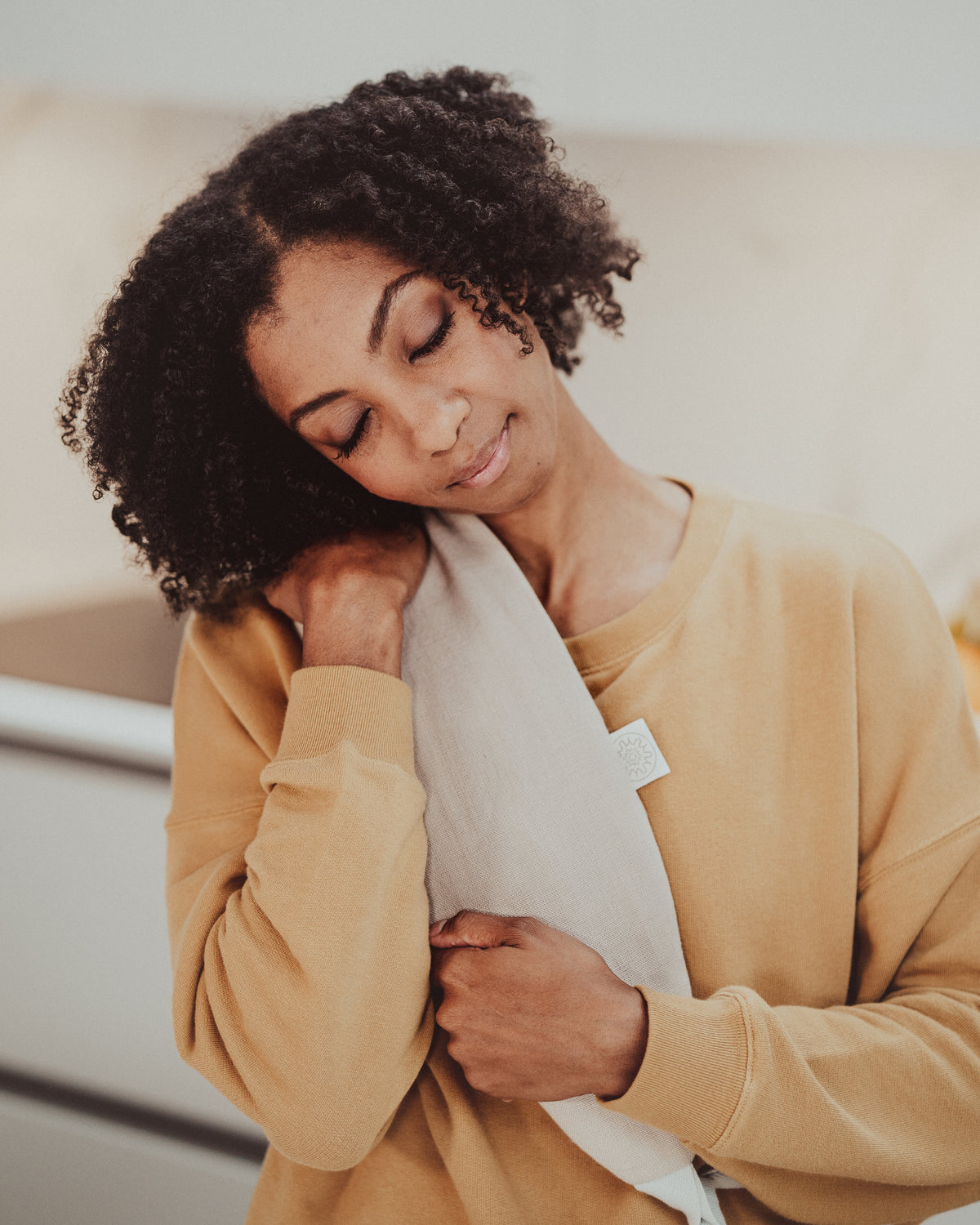 Belgian Pimlico Linen, Sand by YUYU BOTTLE (yuyu-bottle-yuyu-bottle-pimlico-linen-sand)